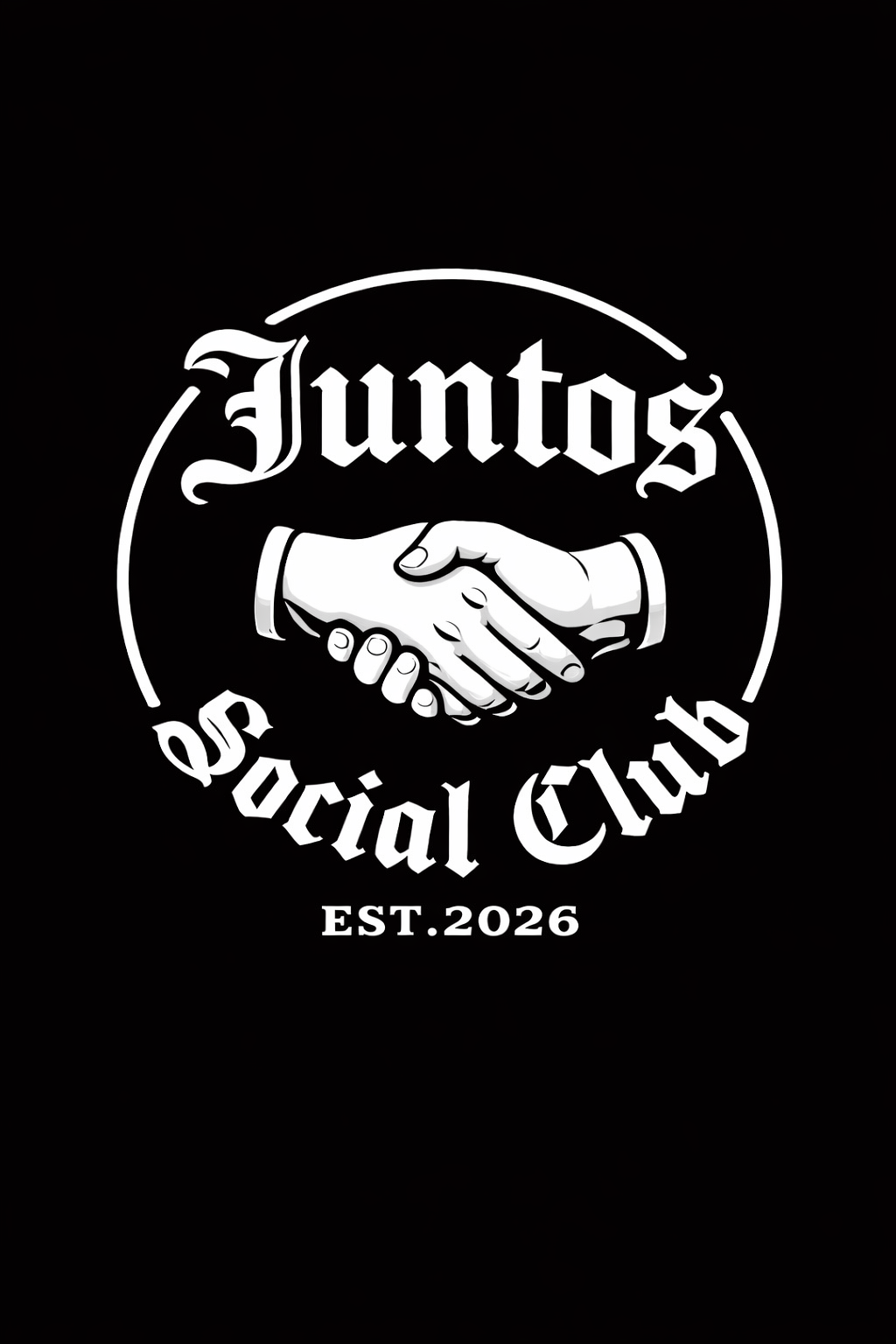 Juntos Social Club handshake logo